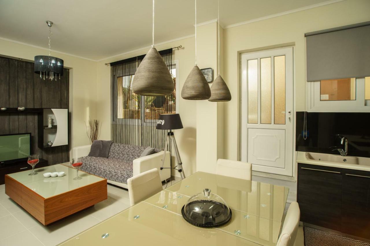 Glaros Beach Apartment Kato Daratso Dış mekan fotoğraf
